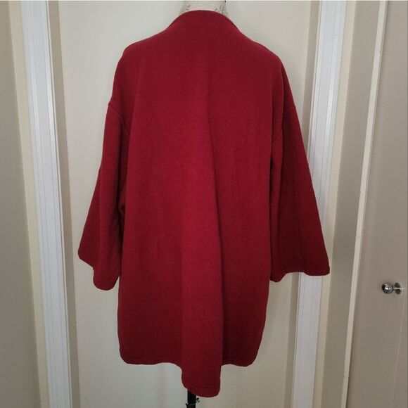 60s Red Wool Coat - Picture 6 of 7